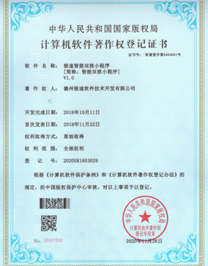 極速智能雙核小程序【簡稱：智能雙核小程序】V1.0
